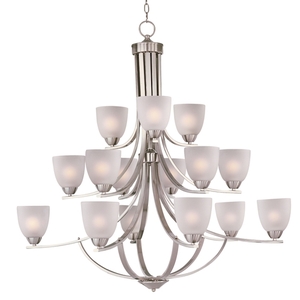M11228FTSN Axis Large Foyer Chandelier Chandelier - Satin Nickel M11228FTSN Axis Large Foyer Chandelier Chandelier - Satin Nickel
