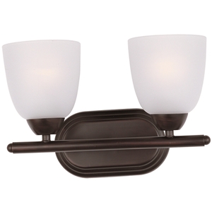 M11312FTOI Axis 2 Bulb Bathroom Lighting - Oil Rubbed Bronze M11312FTOI Axis 2 Bulb Bathroom Lighting - Oil Rubbed Bronze