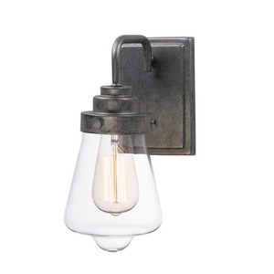 M11331CLWZ Cape Cod 1 Bulb Wall Sconce - Weathered Zinc M11331CLWZ Cape Cod 1 Bulb Wall Sconce - Weathered Zinc