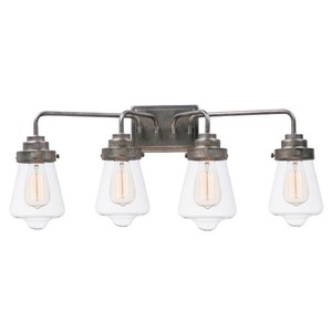 M11333CLWZ Cape Cod 4 or More Bulb Bathroom Lighting - Weathered Zinc M11333CLWZ Cape Cod 4 or More Bulb Bathroom Lighting - Weathered Zinc
