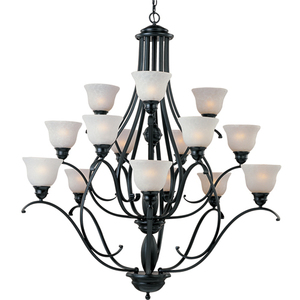 M11809ICBK Linda Large Foyer Chandelier Chandelier - Black M11809ICBK Linda Large Foyer Chandelier Chandelier - Black