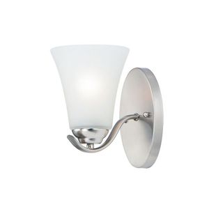 M12081FTSN Vital 1 Bulb Wall Sconce - Satin Nickel M12081FTSN Vital 1 Bulb Wall Sconce - Satin Nickel