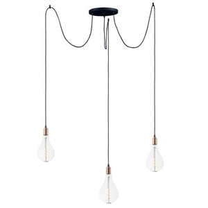 M12123BKABBULA50 Early Electric Multi Light Pendant Light - Black / Antique Brass M12123BKABBULA50 Early Electric Multi Light Pendant Light - Black / Antique Brass