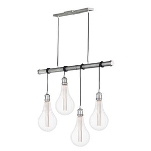 M12135WZBULA52 Early Electric Linear Pendant Pendant Light - Weathered Zinc M12135WZBULA52 Early Electric Linear Pendant Pendant Light - Weathered Zinc