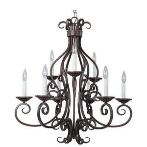 M12216OI Manor Mid Sized Chandelier Chandelier - Oil Rubbed Bronze M12216OI Manor Mid Sized Chandelier Chandelier - Oil Rubbed Bronze