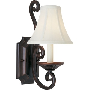 M12217OISHD123 Manor 1 Bulb Wall Sconce - Oil Rubbed Bronze M12217OISHD123 Manor 1 Bulb Wall Sconce - Oil Rubbed Bronze