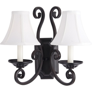 M12218OISHD123 Manor Multi Bulb Wall Sconce - Oil Rubbed Bronze M12218OISHD123 Manor Multi Bulb Wall Sconce - Oil Rubbed Bronze