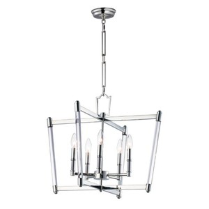 M16103CLPN Lucent Mini Chandelier - Polished Nickel M16103CLPN Lucent Mini Chandelier - Polished Nickel