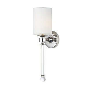 M16109WTCLPN Lucent 1 Bulb Wall Sconce - Polished Nickel M16109WTCLPN Lucent 1 Bulb Wall Sconce - Polished Nickel
