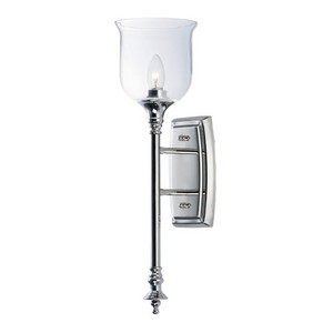 M20479CLPN Centennial 1 Bulb Wall Sconce - Polished Nickel M20479CLPN Centennial 1 Bulb Wall Sconce - Polished Nickel
