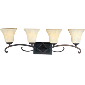M21074FLRB Oak Harbor 4 or More Bulb Bathroom Lighting - Rustic Burnished M21074FLRB Oak Harbor 4 or More Bulb Bathroom Lighting - Rustic Burnished