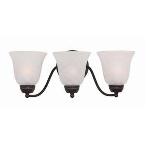 M2122ICOI Basix 3 Bulb Bathroom Lighting - Oil Rubbed Bronze M2122ICOI Basix 3 Bulb Bathroom Lighting - Oil Rubbed Bronze