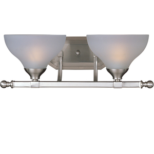 M21272FTSN Contour 2 Bulb Bathroom Lighting - Satin Nickel M21272FTSN Contour 2 Bulb Bathroom Lighting - Satin Nickel