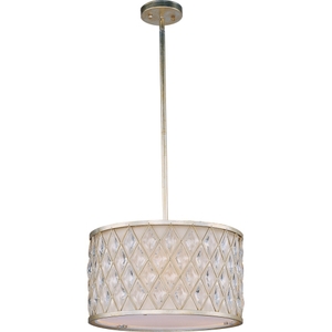 M21455OFGS Diamond Drum Pendant Pendant Light - Golden Silver M21455OFGS Diamond Drum Pendant Pendant Light - Golden Silver