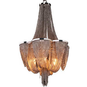 M21464NKPN Chantilly Mid Sized Chandelier Chandelier - Polished Nickel M21464NKPN Chantilly Mid Sized Chandelier Chandelier - Polished Nickel
