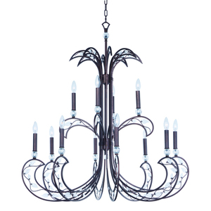 M23107CLRT Autumn Large Foyer Chandelier Chandelier - Russet M23107CLRT Autumn Large Foyer Chandelier Chandelier - Russet