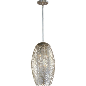 M24151BCGS Arabesque Down Light Pendant Light - Golden Silver M24151BCGS Arabesque Down Light Pendant Light - Golden Silver