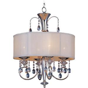 M24304CLBSPN Montgomery Mini Chandelier - Polished Nickel M24304CLBSPN Montgomery Mini Chandelier - Polished Nickel
