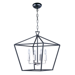 M25156TXBPN Abode Entrance / Foyer Pendant Light - Textured Black / Polished Nickel M25156TXBPN Abode Entrance / Foyer Pendant Light - Textured Black / Polished Nickel
