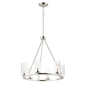 M25255CLSN Sentinel Entrance / Foyer Pendant Light - Satin Nickel M25255CLSN Sentinel Entrance / Foyer Pendant Light - Satin Nickel