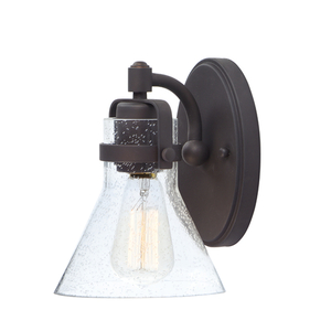 M26111CDOIBUI Seafarer 1 Bulb Wall Sconce - Oil Rubbed Bronze M26111CDOIBUI Seafarer 1 Bulb Wall Sconce - Oil Rubbed Bronze