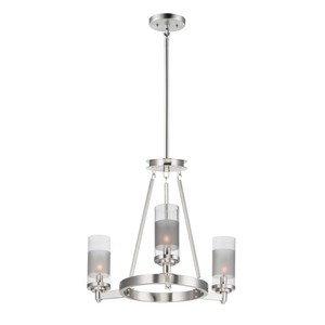 M26325CLFTSN Crescendo Mini Chandelier - Satin Nickel M26325CLFTSN Crescendo Mini Chandelier - Satin Nickel
