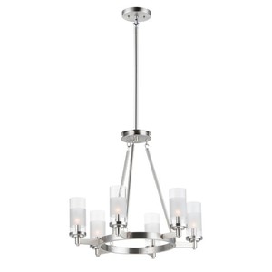 M26326CLFTSN Crescendo Mini Chandelier - Satin Nickel M26326CLFTSN Crescendo Mini Chandelier - Satin Nickel