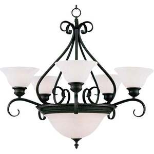 M2656MRKB Pacific Mid Sized Chandelier Chandelier - Kentucky Bronze / Marble M2656MRKB Pacific Mid Sized Chandelier Chandelier - Kentucky Bronze / Marble