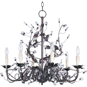 M2851OI Elegante Mid Sized Chandelier Chandelier - Oil Rubbed Bronze M2851OI Elegante Mid Sized Chandelier Chandelier - Oil Rubbed Bronze