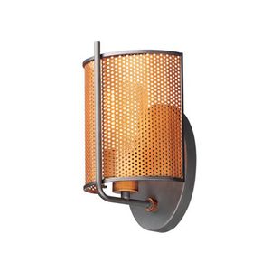 M31211OIAB Caspian 1 Bulb Wall Sconce - Oil Rubbed Bronze / Antique Brass M31211OIAB Caspian 1 Bulb Wall Sconce - Oil Rubbed Bronze / Antique Brass