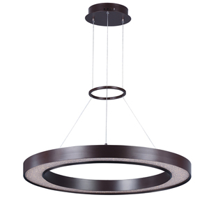 M35047CRYBZ Splendor Linear Pendant Pendant Light - Bronze M35047CRYBZ Splendor Linear Pendant Pendant Light - Bronze