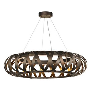 M35055BZGTGLD Weave Linear Pendant Pendant Light - Bronze Guilt and Gold M35055BZGTGLD Weave Linear Pendant Pendant Light - Bronze Guilt and Gold