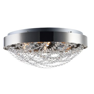 M35081BCPN Lace Flush Mount Ceiling Light - Polished Nickel M35081BCPN Lace Flush Mount Ceiling Light - Polished Nickel