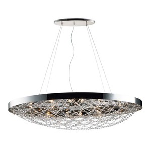 M35087BCPN Lace Multi Light Pendant Light - Polished Nickel M35087BCPN Lace Multi Light Pendant Light - Polished Nickel