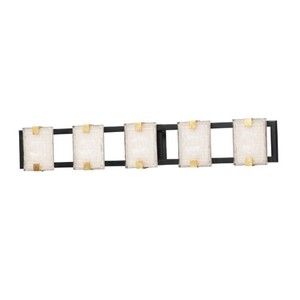 M39533CYBKGL Radiant 4 or More Bulb Bathroom Lighting - Black / Gold Leaf M39533CYBKGL Radiant 4 or More Bulb Bathroom Lighting - Black / Gold Leaf