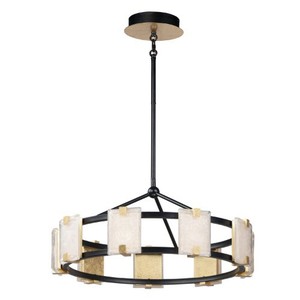 M39535CYBKGL Radiant Mid Sized Chandelier Chandelier - Black / Gold Leaf M39535CYBKGL Radiant Mid Sized Chandelier Chandelier - Black / Gold Leaf