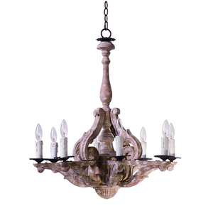 M39617SW Olde World Mid Sized Chandelier Chandelier - Senora Wood M39617SW Olde World Mid Sized Chandelier Chandelier - Senora Wood