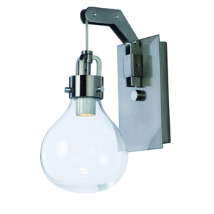 M39692CLDSN Kinetic 1 Bulb Wall Sconce - Dark Satin Nickel M39692CLDSN Kinetic 1 Bulb Wall Sconce - Dark Satin Nickel