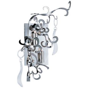 M39849PNCRY153 Tempest Multi Bulb Wall Sconce - Polished Nickel M39849PNCRY153 Tempest Multi Bulb Wall Sconce - Polished Nickel