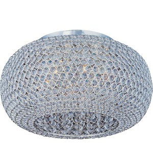 M39876BCPS Glimmer Flush Mount Ceiling Light - Plated Silver M39876BCPS Glimmer Flush Mount Ceiling Light - Plated Silver