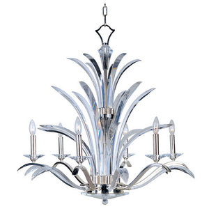 M39945BCPS Paradise Large Foyer Chandelier Chandelier - Plated Silver M39945BCPS Paradise Large Foyer Chandelier Chandelier - Plated Silver