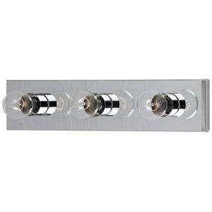 M4453PC Vanity 3 Bulb Bathroom Lighting - Polished Chrome M4453PC Vanity 3 Bulb Bathroom Lighting - Polished Chrome