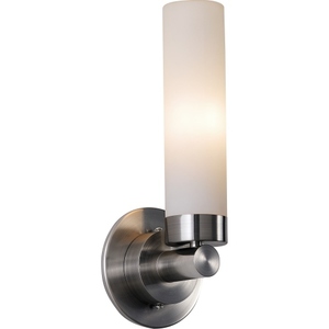 M53006WTSN Cilandro 1 Bulb Wall Sconce - Satin Nickel M53006WTSN Cilandro 1 Bulb Wall Sconce - Satin Nickel