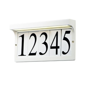 M53610WT Address Light Address Number Door Accessory - White M53610WT Address Light Address Number Door Accessory - White