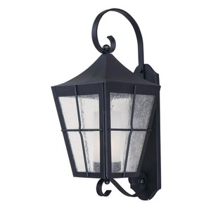 M55334CDFTBK Revere Entrance Outdoor Wall Light - Black M55334CDFTBK Revere Entrance Outdoor Wall Light - Black