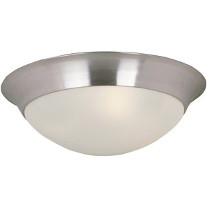 M5851FTSN Essentials - 5850 Flush Mount Ceiling Light - Satin Nickel M5851FTSN Essentials - 5850 Flush Mount Ceiling Light - Satin Nickel