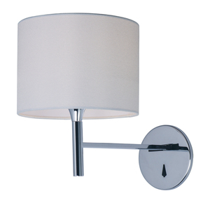 M60130WAPC Hotel 1 Bulb Wall Sconce - Polished Chrome M60130WAPC Hotel 1 Bulb Wall Sconce - Polished Chrome