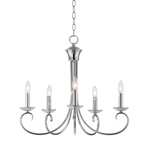 M70005PN Mid Sized Chandelier Chandelier - Polished Nickel M70005PN Mid Sized Chandelier Chandelier - Polished Nickel