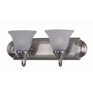 M8012FTSN Essentials 2 Bulb Bathroom Lighting - Satin Nickel M8012FTSN Essentials 2 Bulb Bathroom Lighting - Satin Nickel