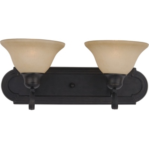 M8012WSOI Essentials 2 Bulb Bathroom Lighting - Oil Rubbed Bronze / Wilshire M8012WSOI Essentials 2 Bulb Bathroom Lighting - Oil Rubbed Bronze / Wilshire